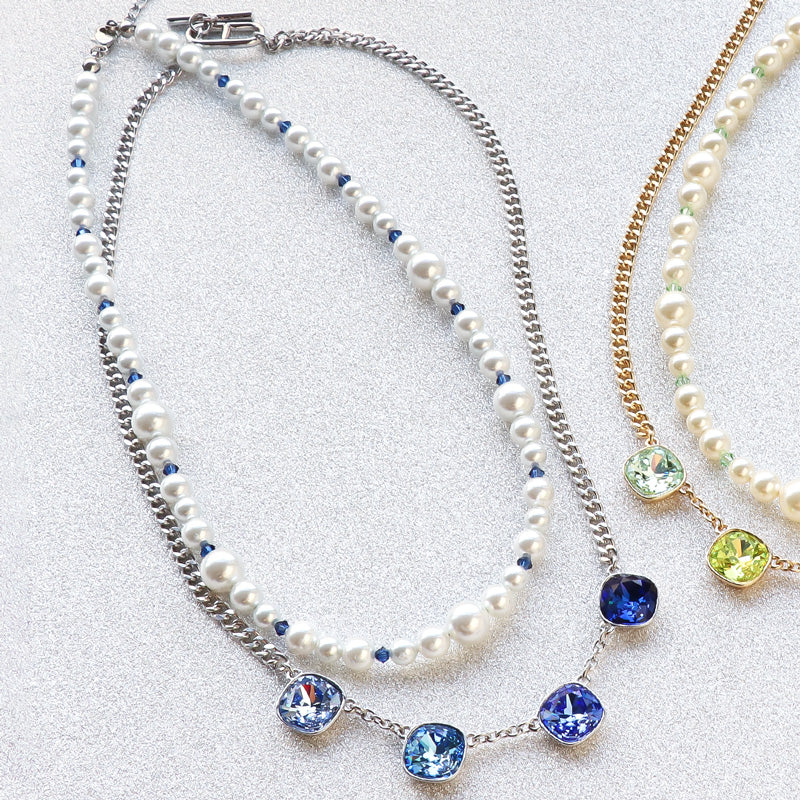 レシピNo.KR1171 貴和クリスタルのレイヤードネックレス – 貴和製作所