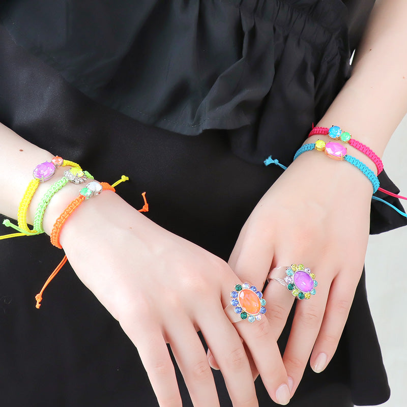 レシピNo.KR1221 貴和クリスタル エレクトリックカラーのコード