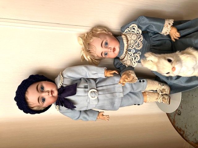 ジャーマンアンティーク ケストナー143の女の子 H34cm