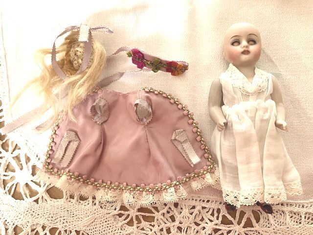 ジャーマンアンティーク ケストナー130の女の子 H13cm