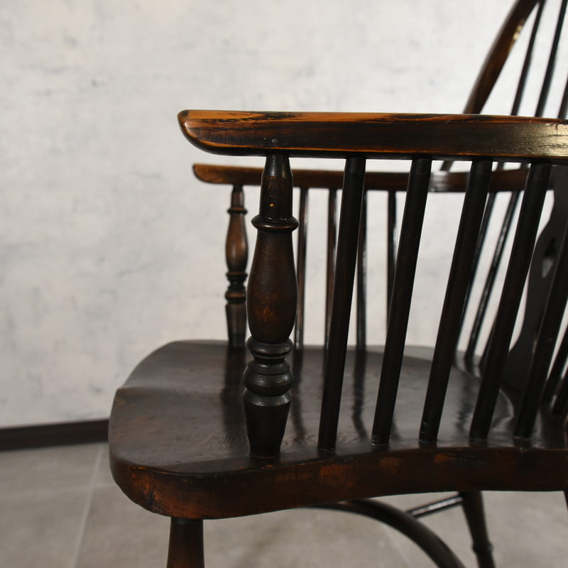 ウィンザーボウバックアームチェア/BL-45 – 神戸アンティークウェアハウス