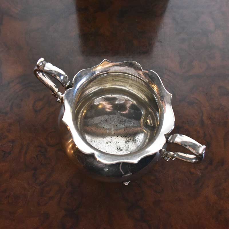 1929 M＆H CO シルバープレート シュガーポット – 神戸アンティーク