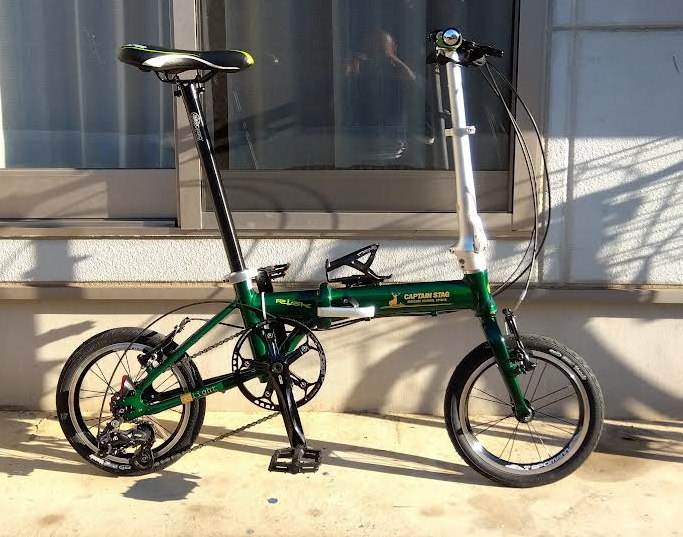 ほぼDAHON K3】14インチ シングルギアの折りたたみ自転車を3速化（魔