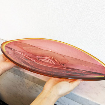 コスタ ボダ VISION ディッシュ ピンク/アンバー オブジェ コスタボダ