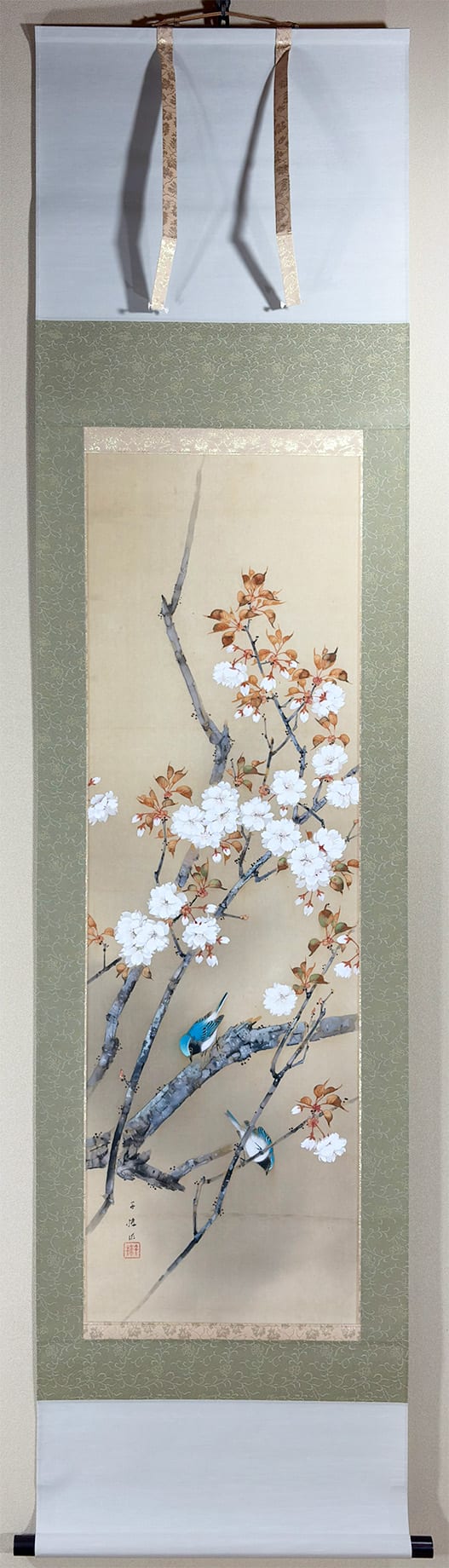 桜花小禽｜新・古美術 高美堂（こうびどう）｜掛軸販売・通販・買取