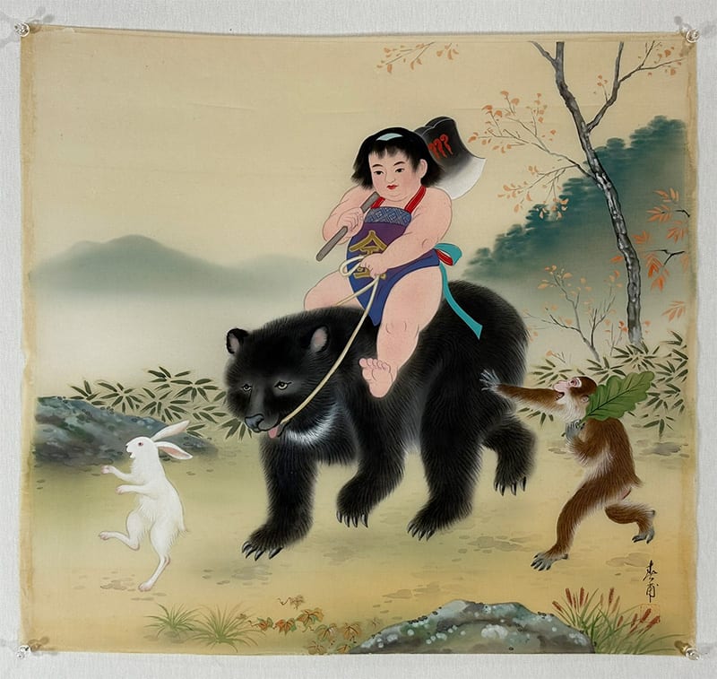 金太郎｜まくり・未表装｜新・古美術 高美堂（こうびどう）｜掛軸販売