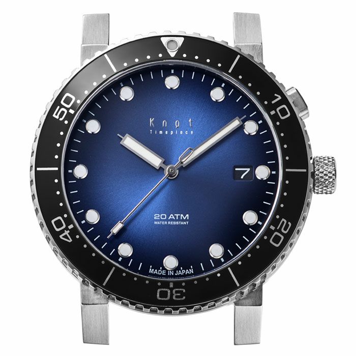 Knot SAC-40SSVGN 腕時計 メンズ 自動巻き グリーン 日本製 40mm 防水