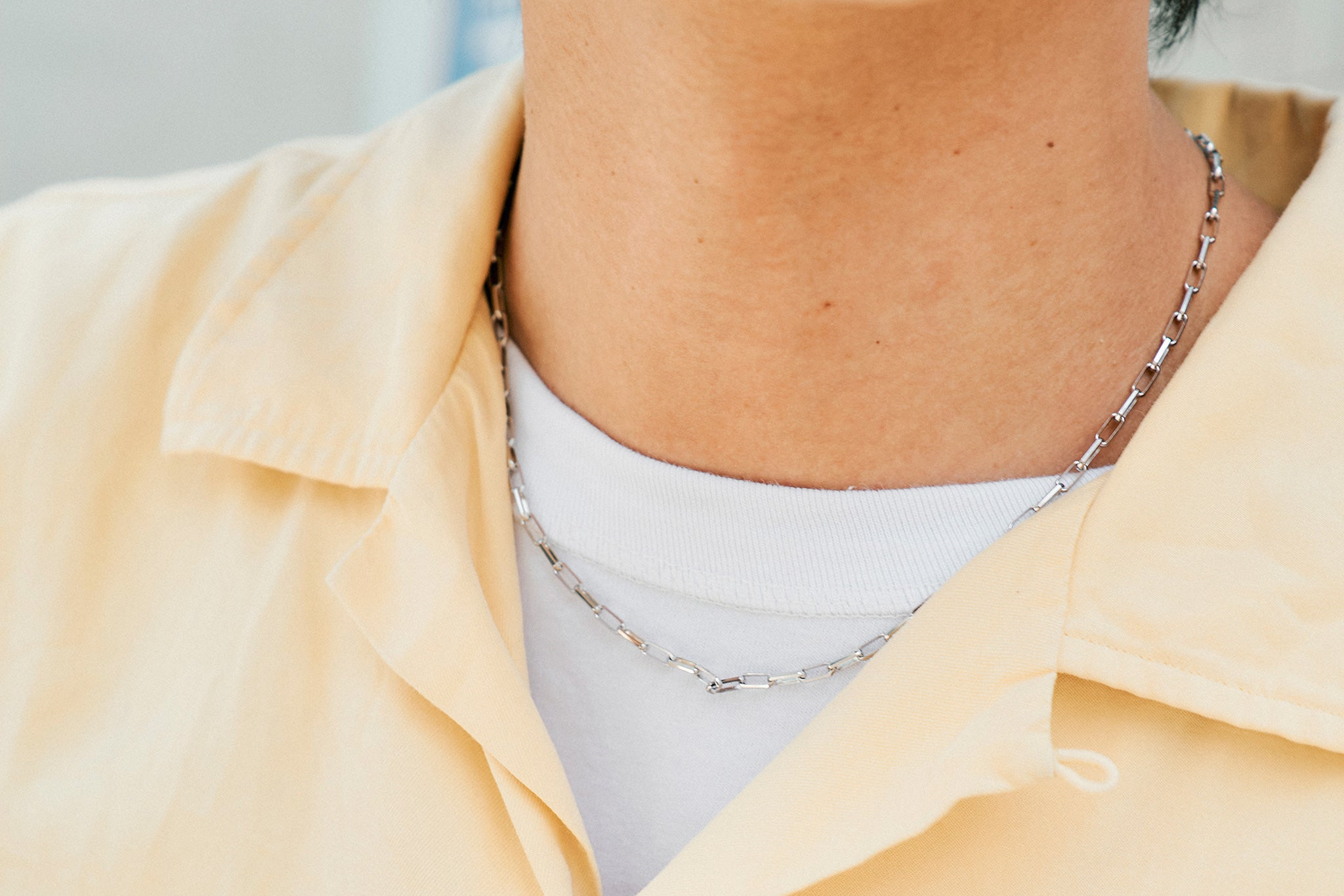 K18 PPC小豆 0.25φ ネックレス 50cm