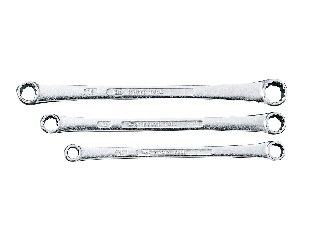 15°ロングめがねレンチセット[3本組] | KTCツールオフィシャルサイト