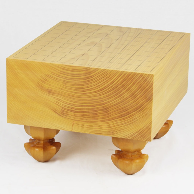 日本産】本榧脚付将棋盤 5寸板目 245151