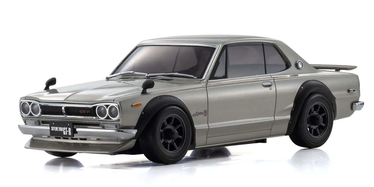 MINI-Z AWD NISSAN SKYLINE 2000GT-R (KPGC10) Tuned Ver. Silver