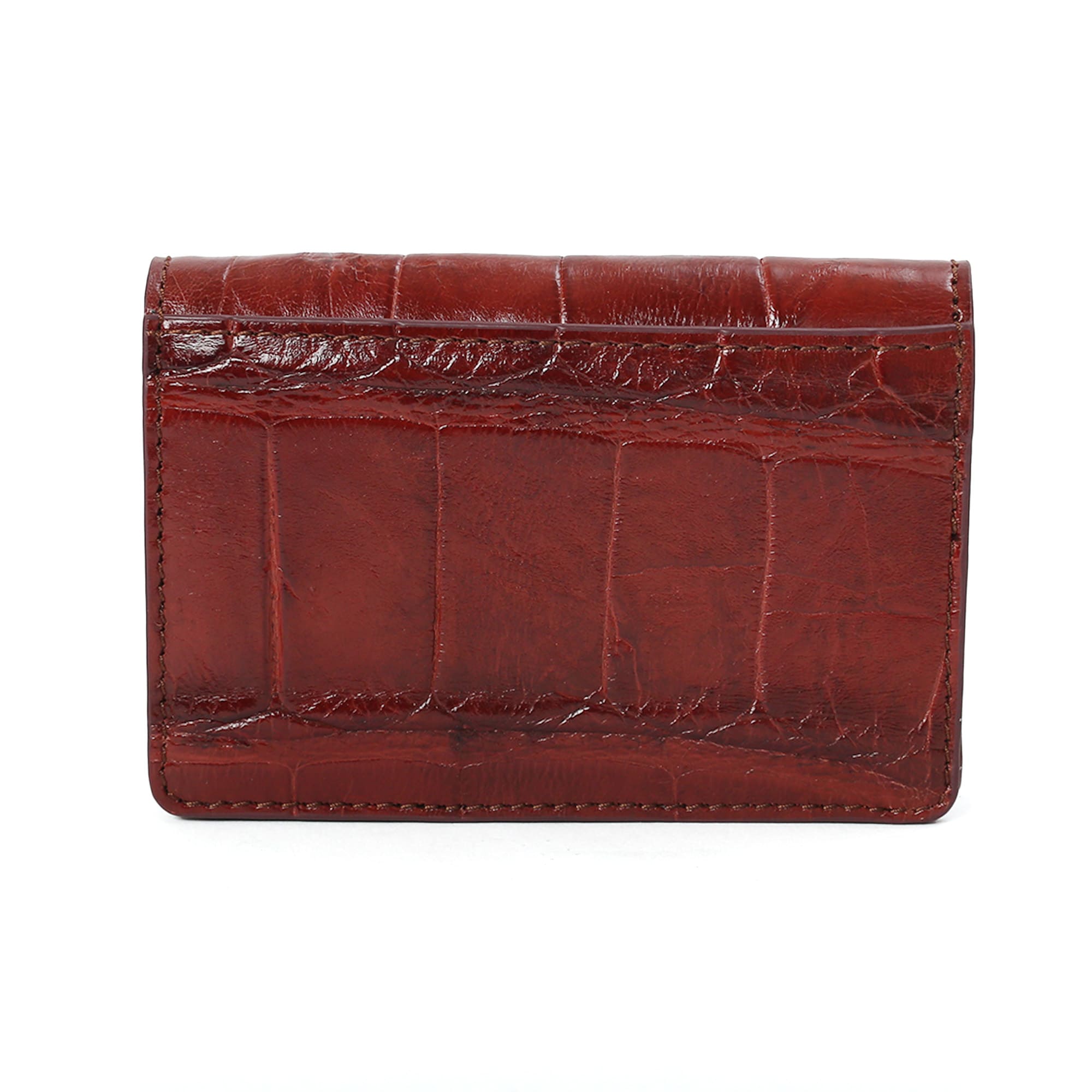 公式】 レザークラフトカンパニー カードケース Sebek ワニ革×カーフ