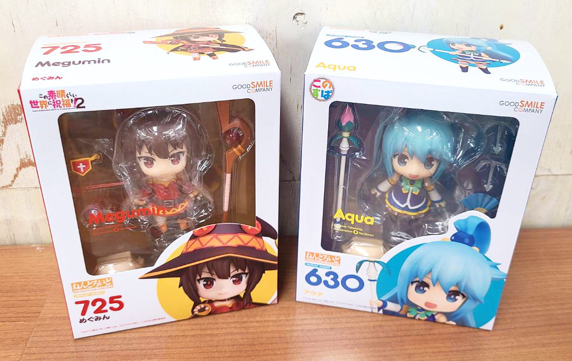 出荷済み】「ねんどろいど アクア」「ねんどろいど めぐみん」をご紹介