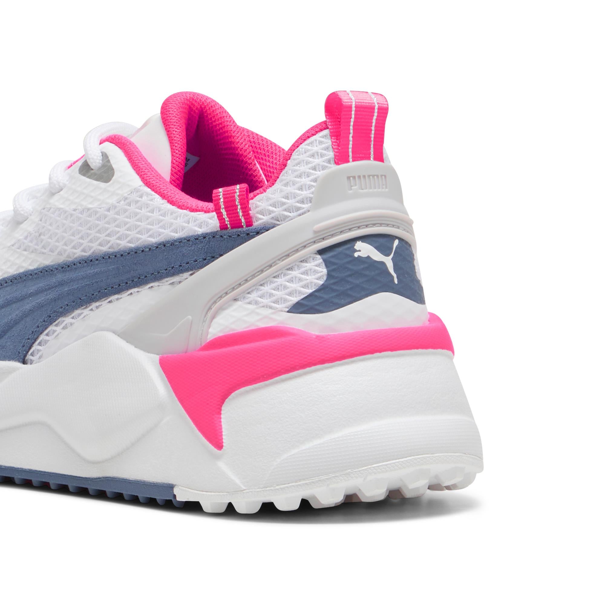 Ladies Puma GS-X Efekt Golf Shoes White/Blue/Ravish