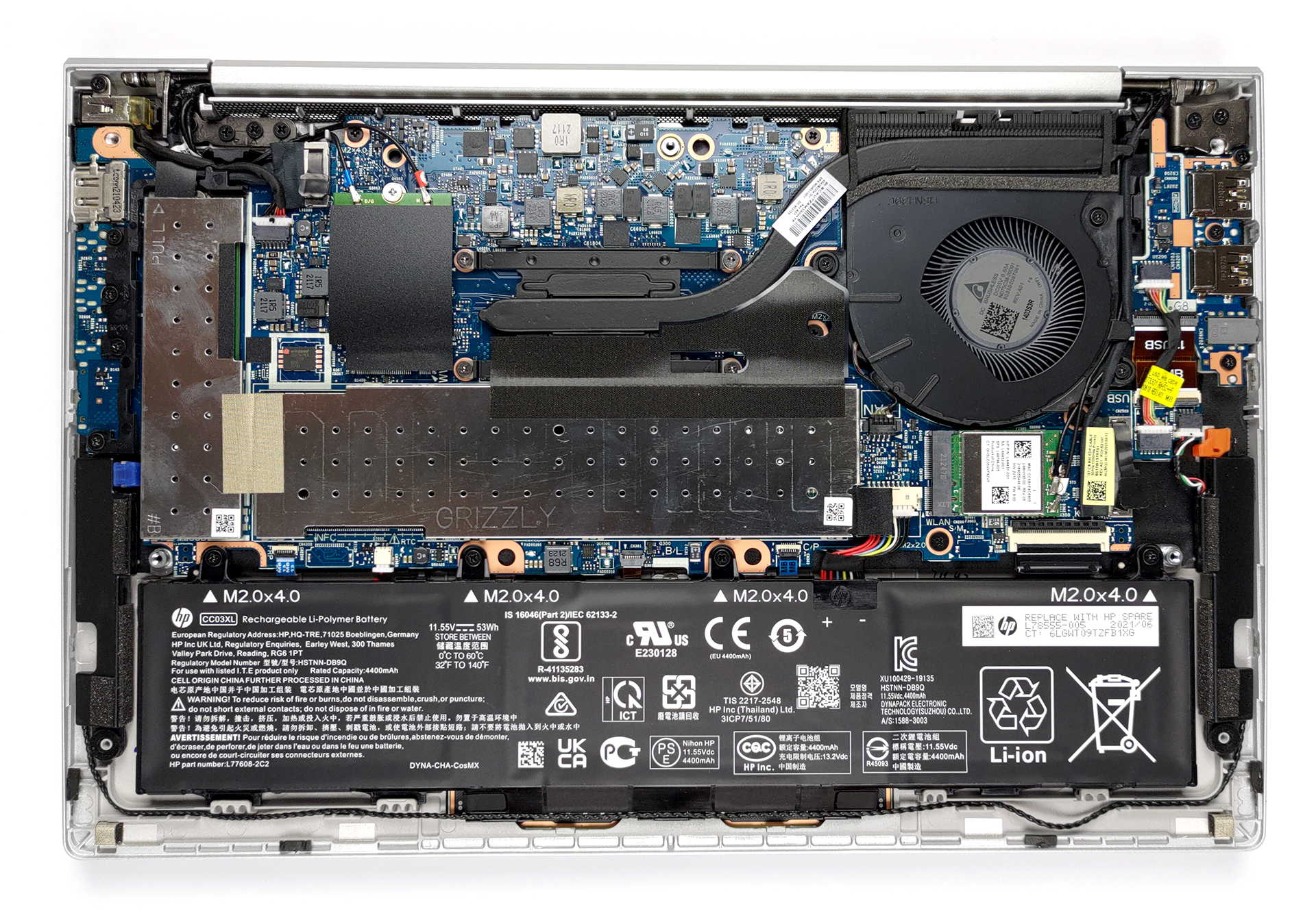 Inside HP ProBook 635 Aero G8 - disassembly and upgrade options