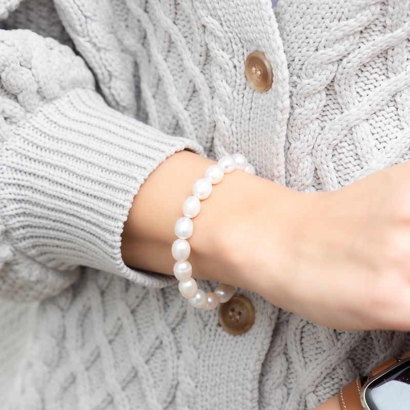 新価格】バロックパールブレスレット【レビューポイント2倍