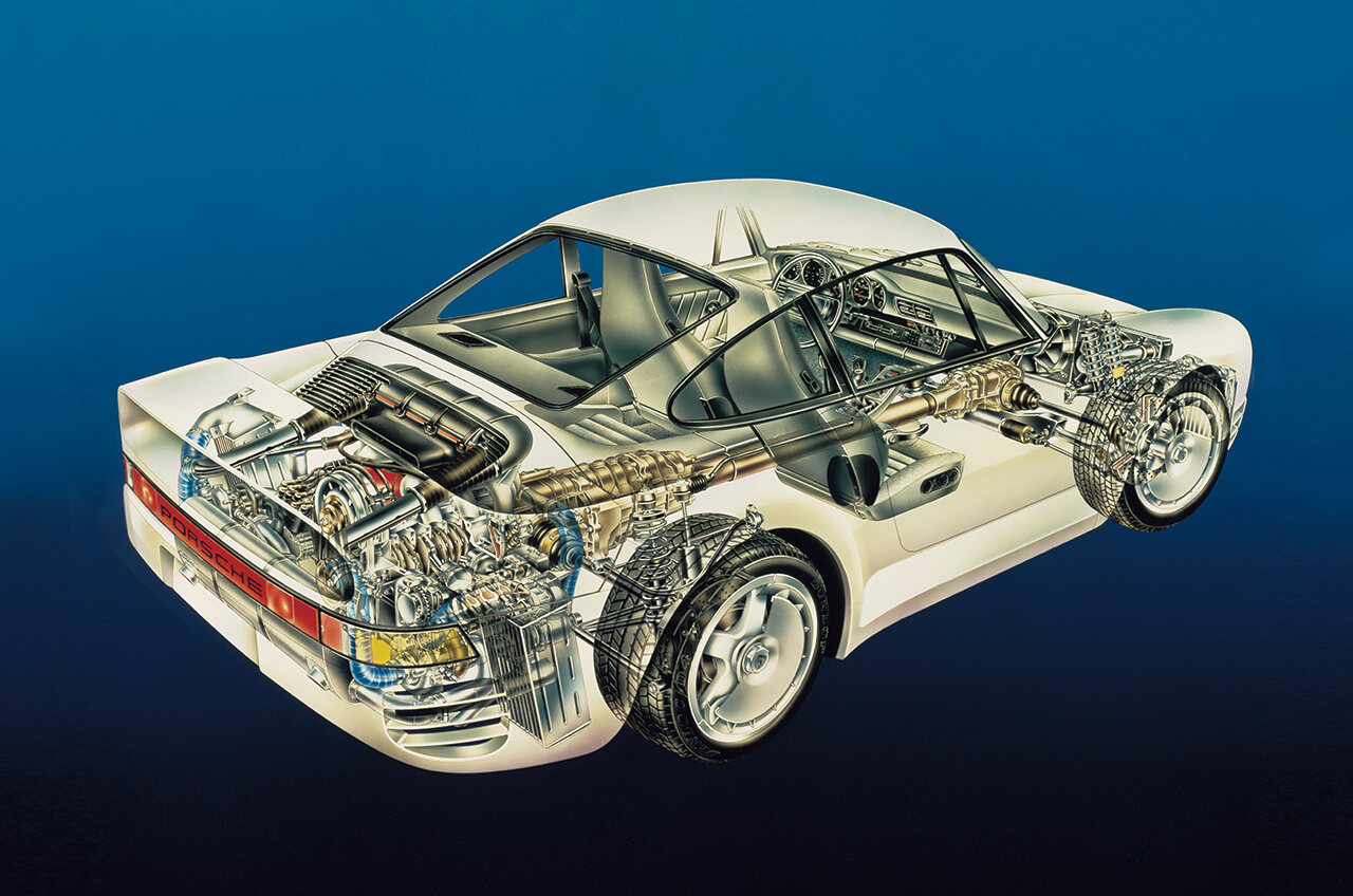 ポルシェが当時考えられる限りのメカニズムを凝縮した魔王「ポルシェ