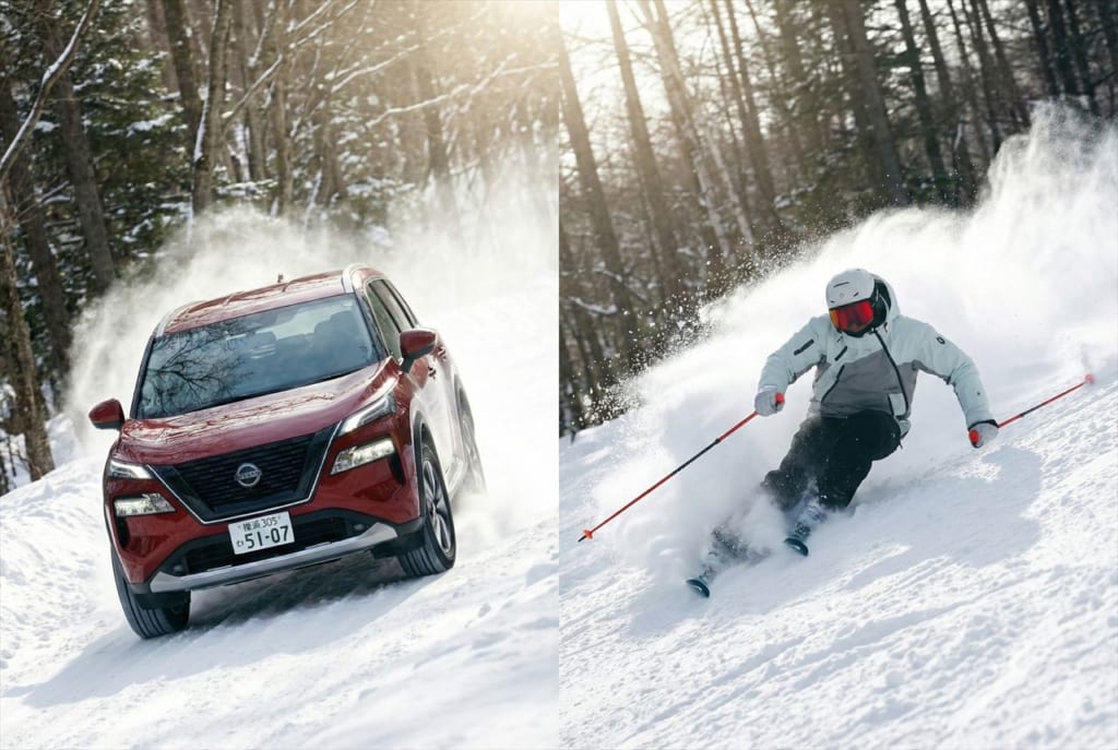 ル・ボラン×スキーグラフィック】愛車で挑む雪上レッスンと最新スキー