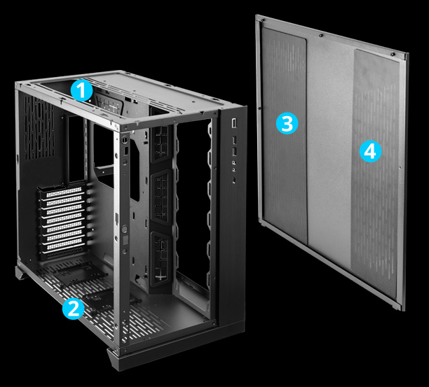 PC-O11 Dynamic Razer Edition - ブラック強化ガラス ATX ミッドタワー