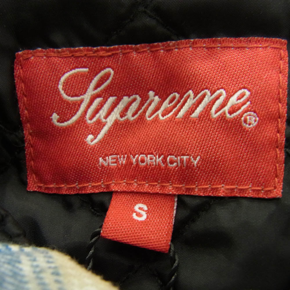 Supreme シュプリーム 19AW Quilted Hooded Plaid Shirt キルテッド