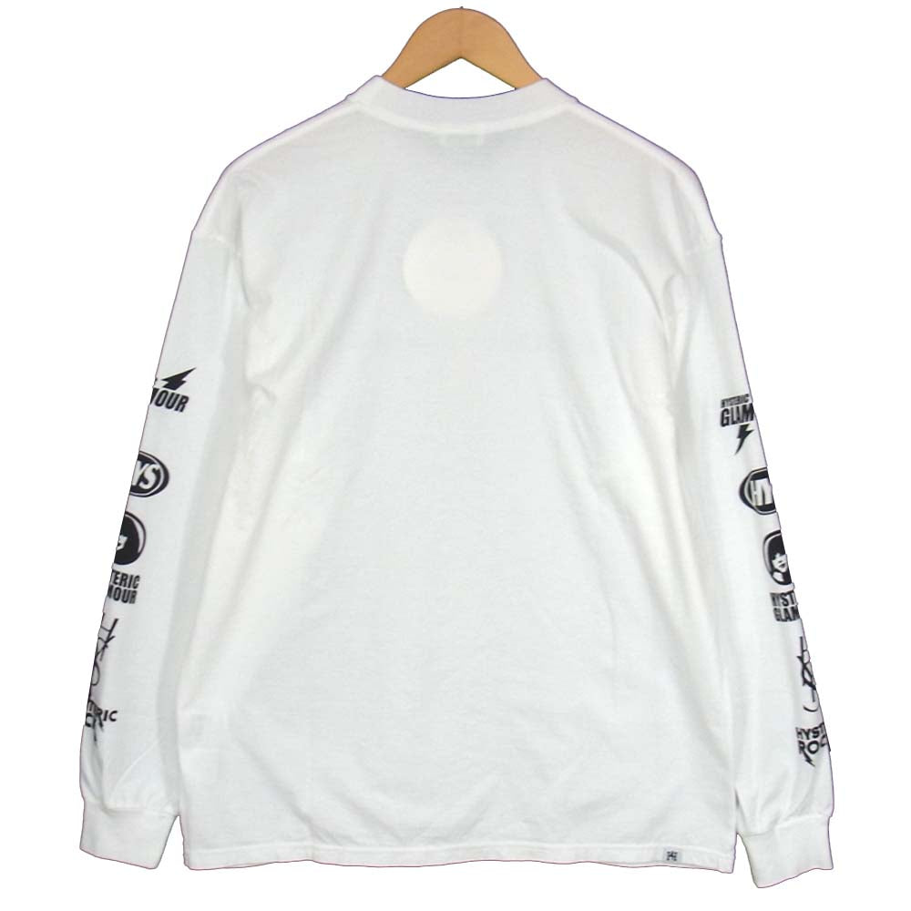HYSTERIC GLAMOUR ヒステリックグラマー 02203cl12400 長袖 ロゴ