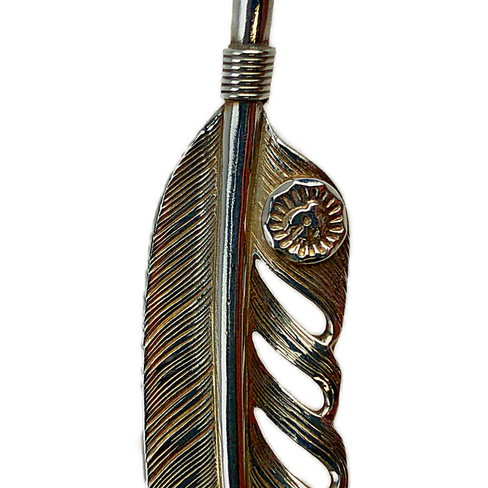 WINGROCK ウィングロック K18 先金 フェザー ペンダントトップ