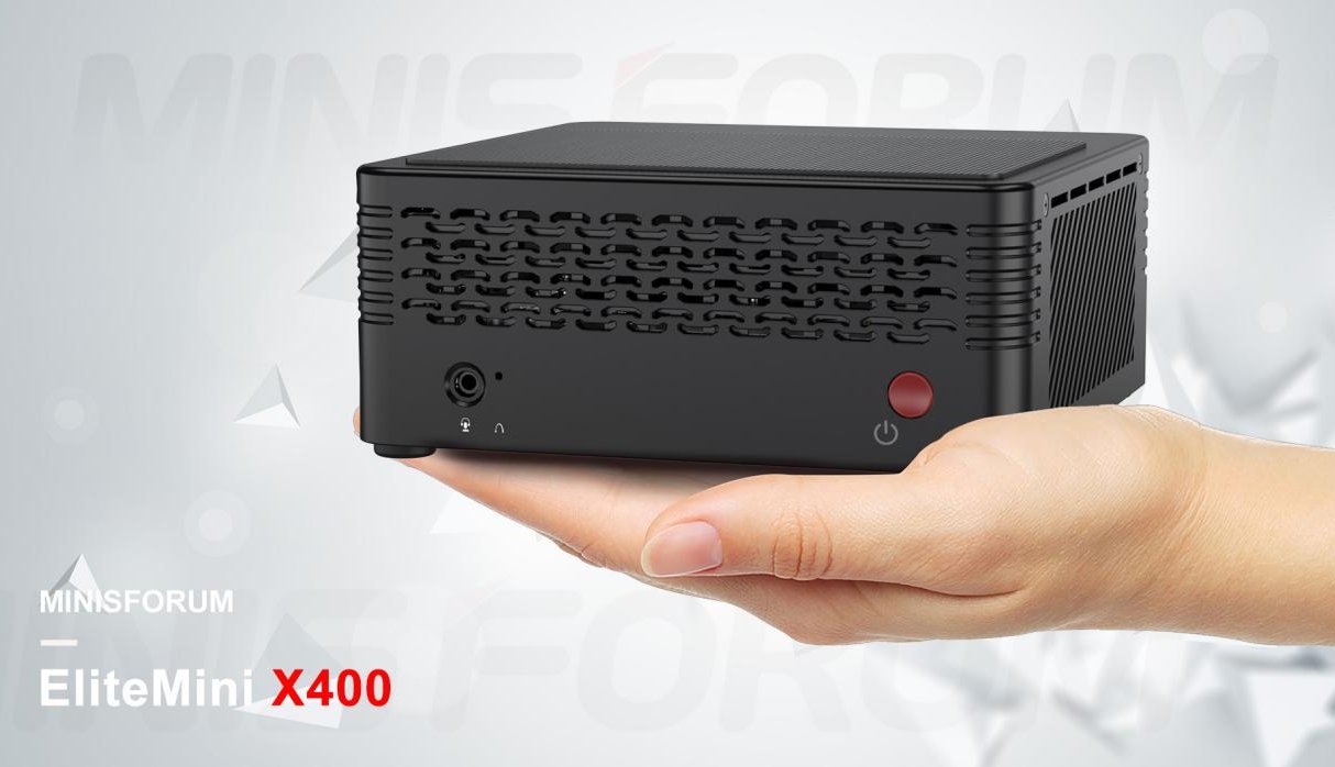 MINISFORUM EliteMini BOX X400 mini PC supports up to a Ryzen 7 Pro