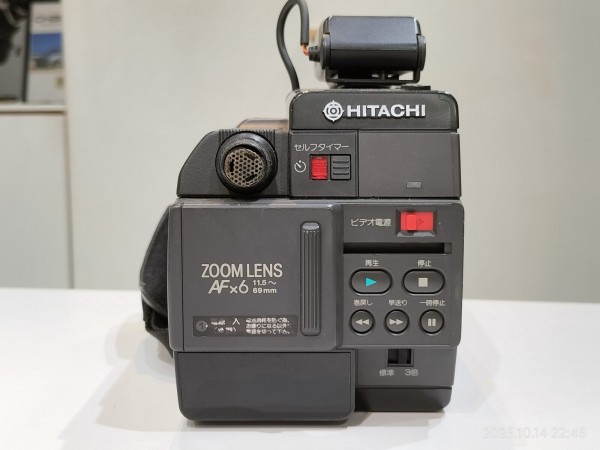 1987/昭和62/HITACHI/VM-C30/MASTACS MOVIE/VHS-C/ビデオカメラ/6倍