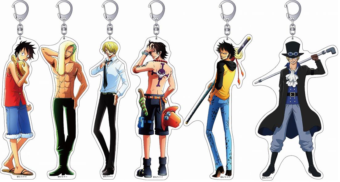 イベント限定新商品☆ビッグアクリルキーホルダー : ONE PIECE 麦わら