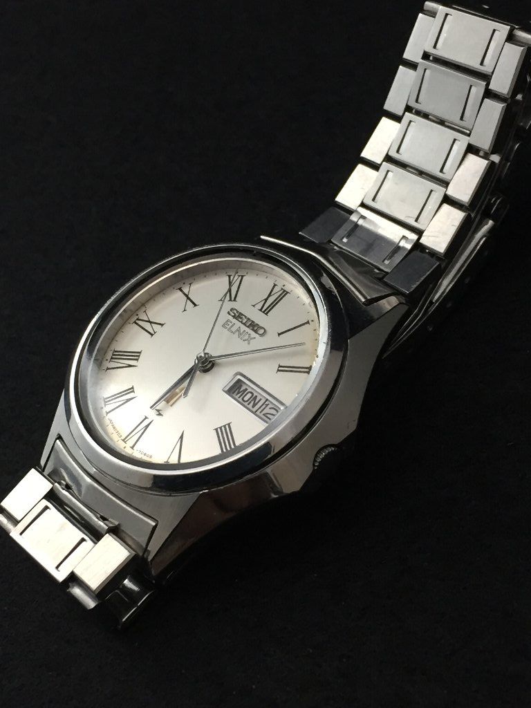 □ SEIKO ELNIX 0703-7070 電磁テンプ式 1974年製造 （昭和48年） : 僕