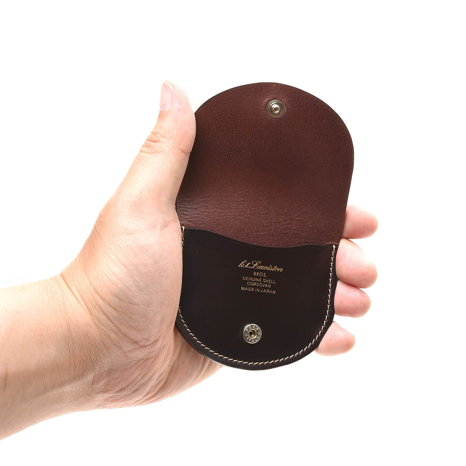 K.T.ルイストン KTW252R ラフコードバン コインケース (バーガンディー