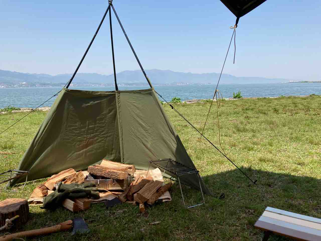 タキビノムコウを使ってみて : Biwako Camp
