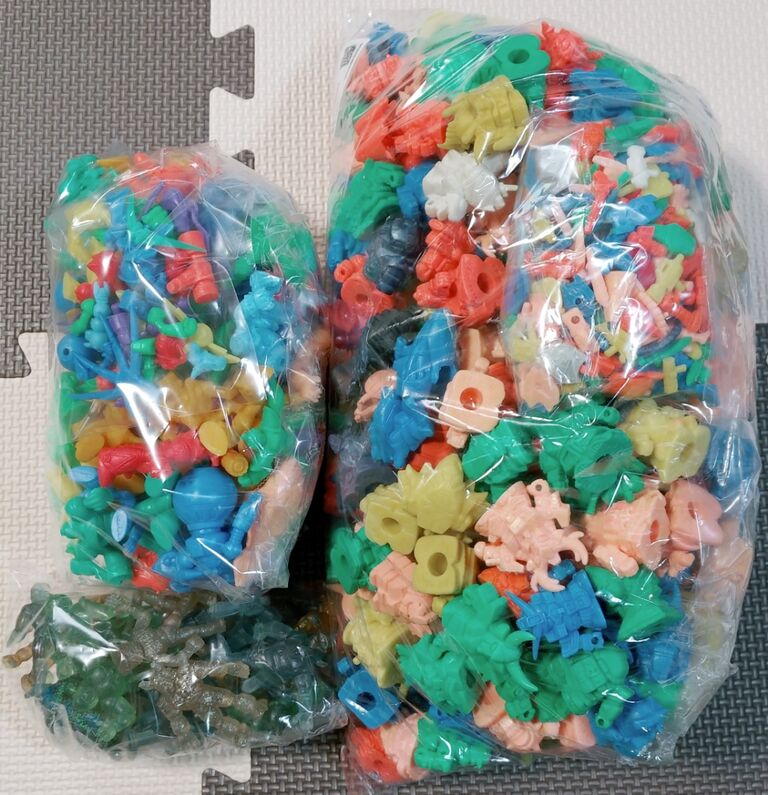 纏め開封&洗浄日記 SDガンダム ガン消し レアカラー クリアー