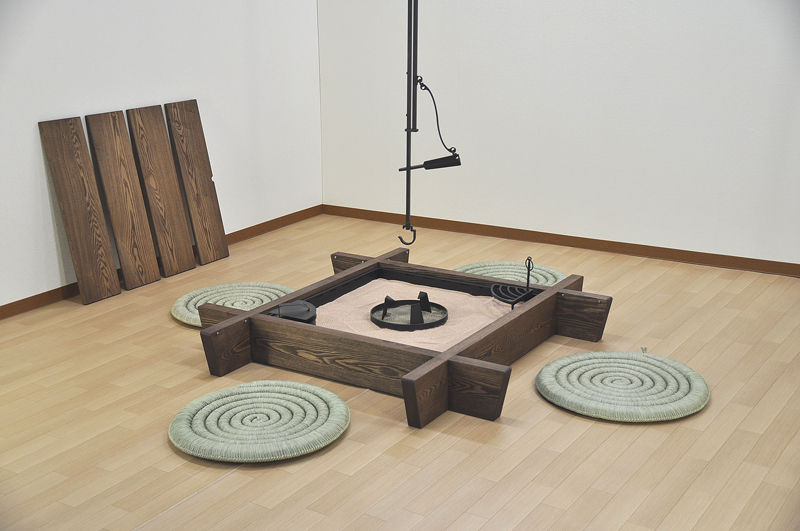 囲炉裏の設計 14 空冷式の囲炉裏・火鉢 : 囲炉裏・火鉢・七輪の