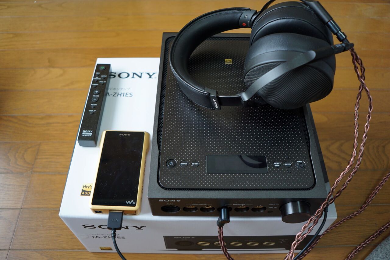ヘッドホンアンプ SONY TA-ZH1ES 購入記 : 男ひとり旅の美学