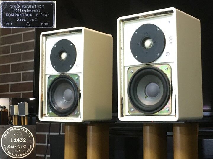 東独 RFT 2Way システム B9141 ペア！小型ジャーマンビンテージの頂点