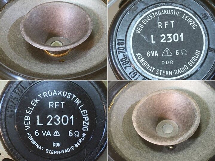 東独RFT 13㎝口径フルレンジ L2301 ブックシェルフ/スタジオモニター