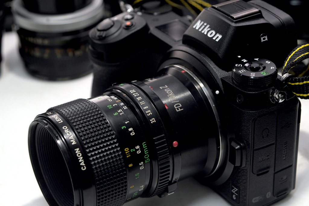 キャノンFD、FL、NFD - ニコンZマウント用マウントアダプター : muk