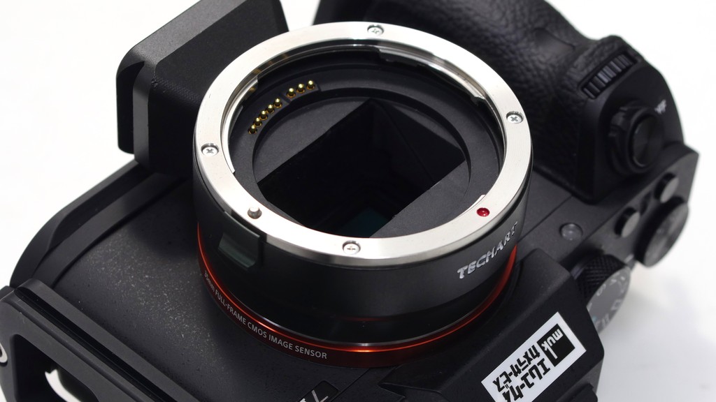 TECHART キャノンEF 電気接点付きAF駆動 ソニーα Eマウントアダプター