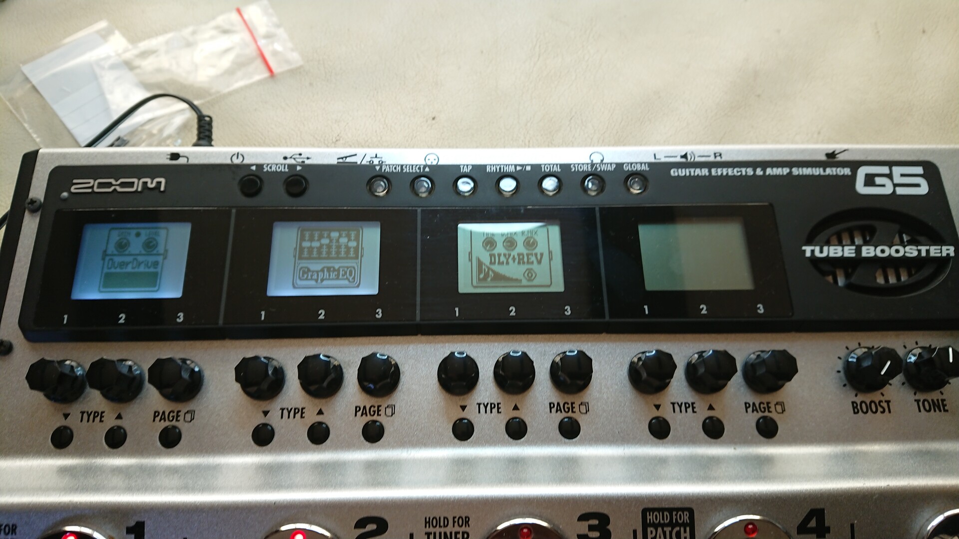 マルチエフェクター ZOOM G5が動き出すまで ③最終回 動き出しから試奏