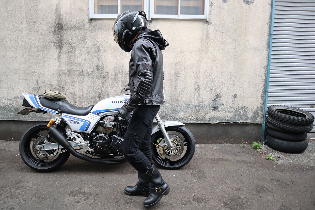 KADOYAからモトクロスパンツをオマージュしたデニムライディングパンツ