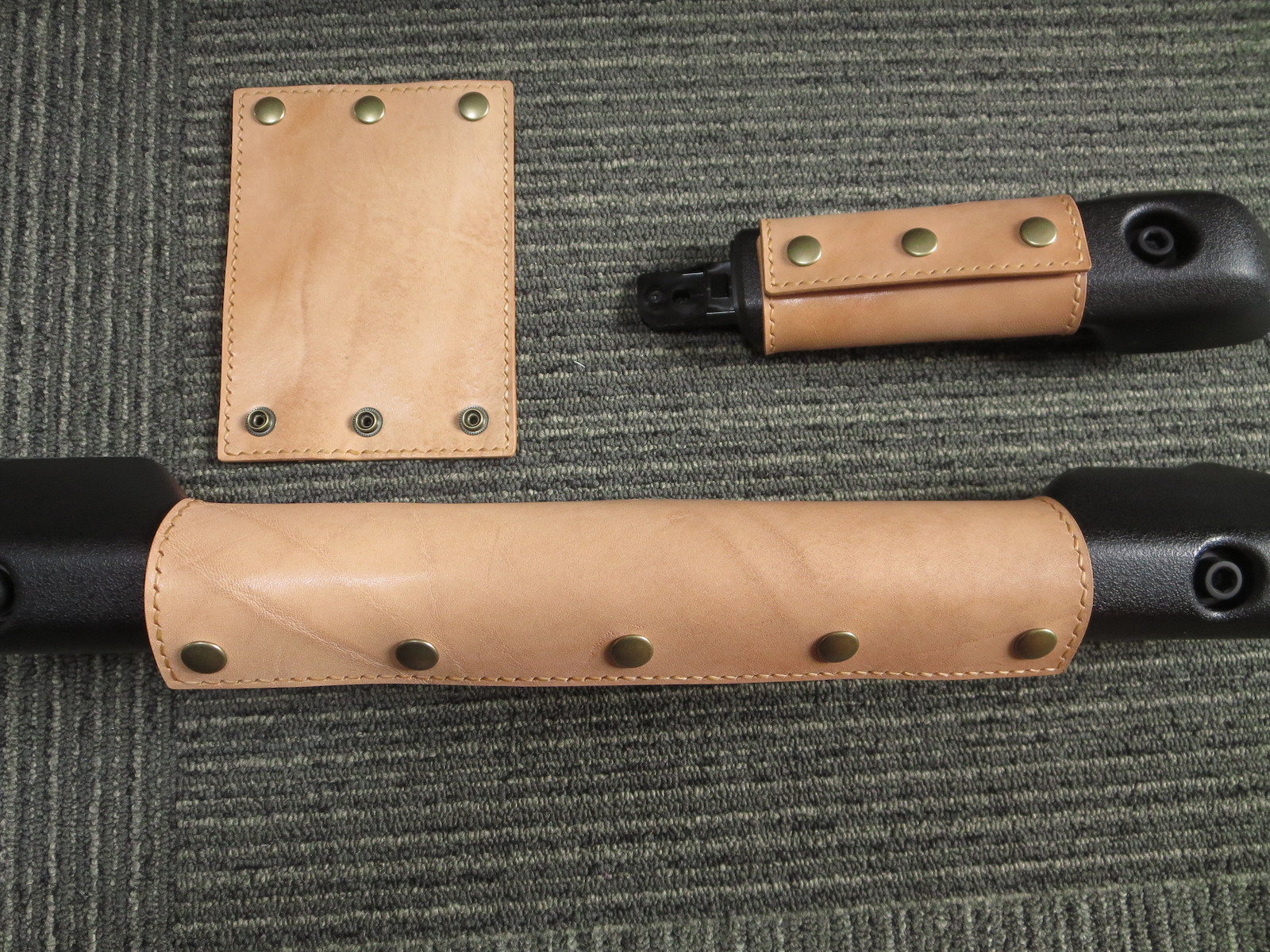 ジムニー JB64・JB74 サドルレザー仕様内装グリップカバー : Jem