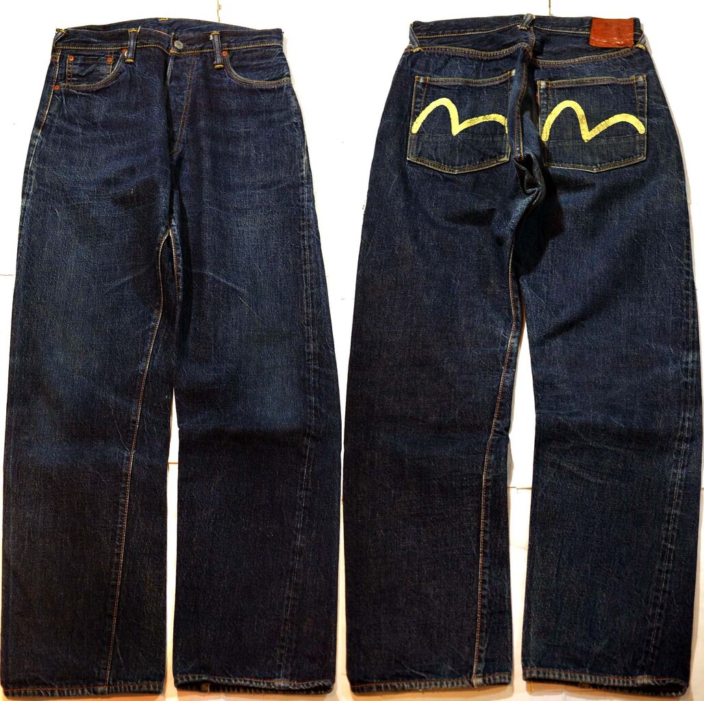 t527/EVISU エヴィス 2001 No.1 SPECIAL 白カモメ 黒耳 売約済み