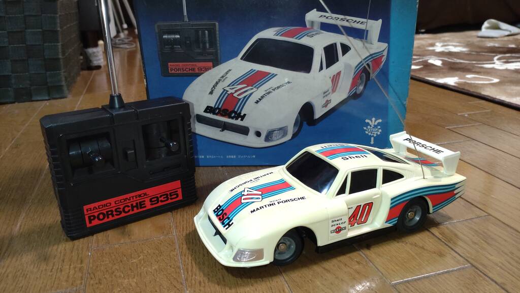 1978年頃【朝日通商 1/20 ポルシェ935ターボ】約45年前の不動品だった