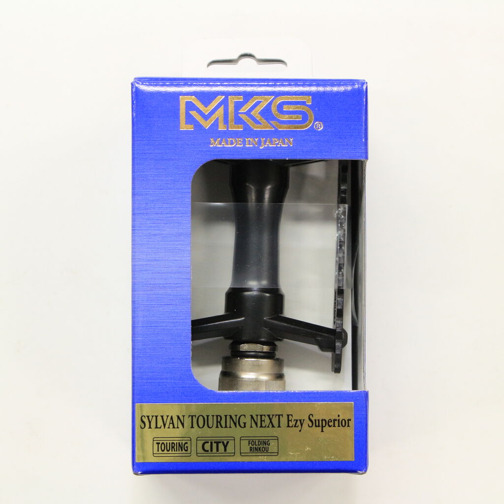 三ヶ島ペタル］MKS SYLVAN TOURING NEXT Ezy Superior にブラックが