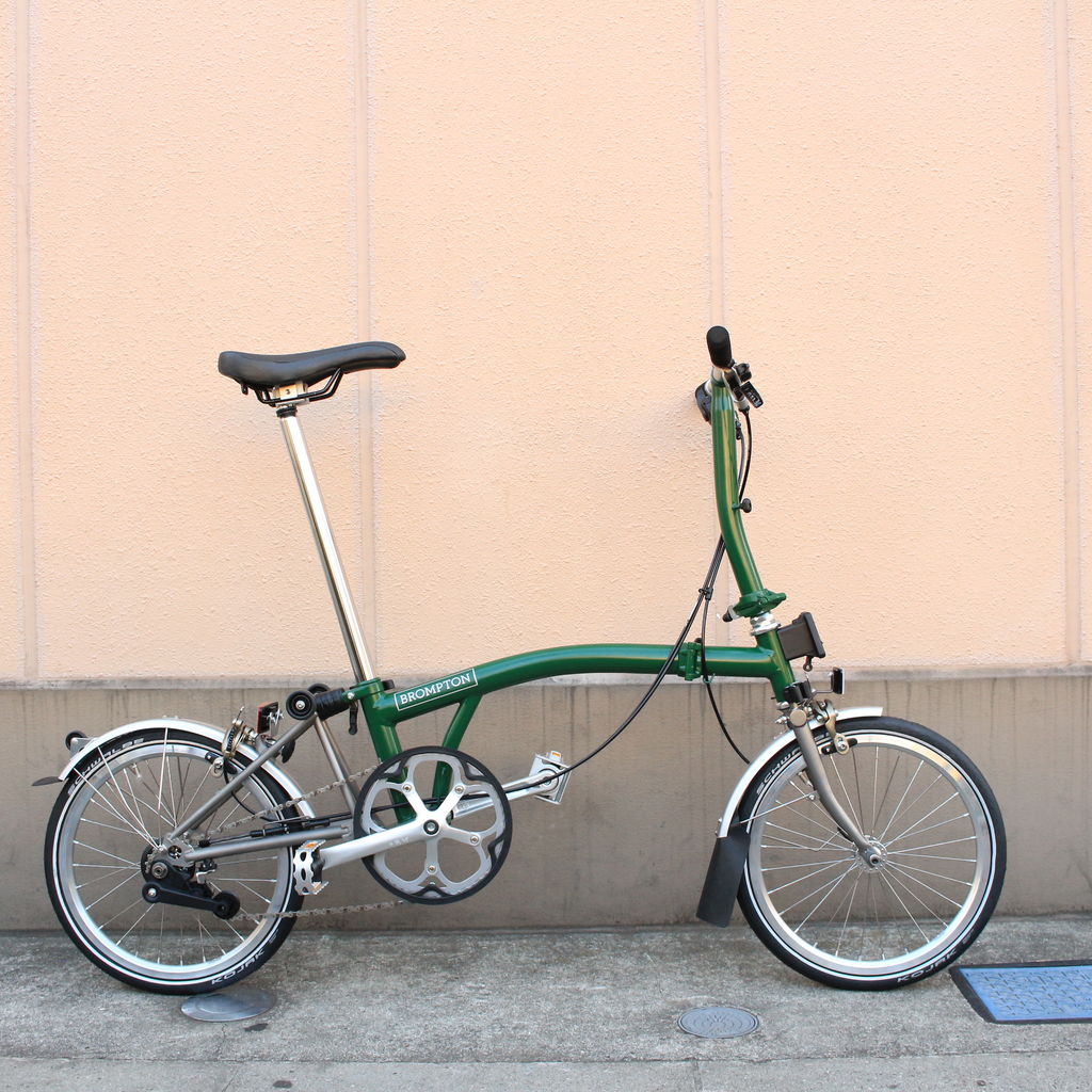 ブロンプトンのスーパーライト(チタン)フレームモデル再入荷