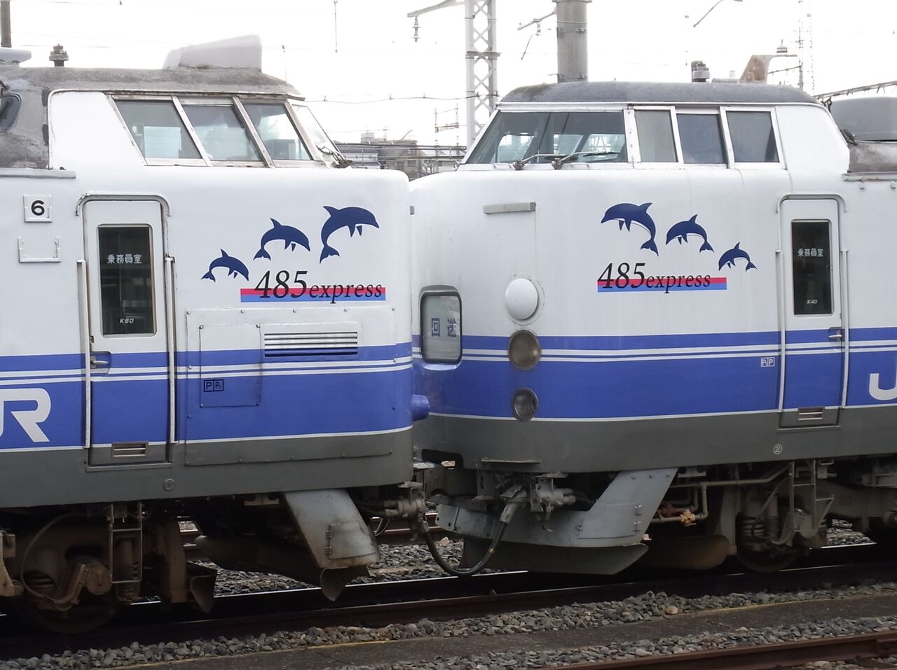 イルカが描かれた485系K60編成・K40編成 - れいるのおと