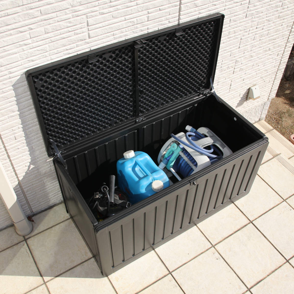 ガーデンベンチ 収納BOXベンチ 270L （ ベンチ ボックスベンチ 収納