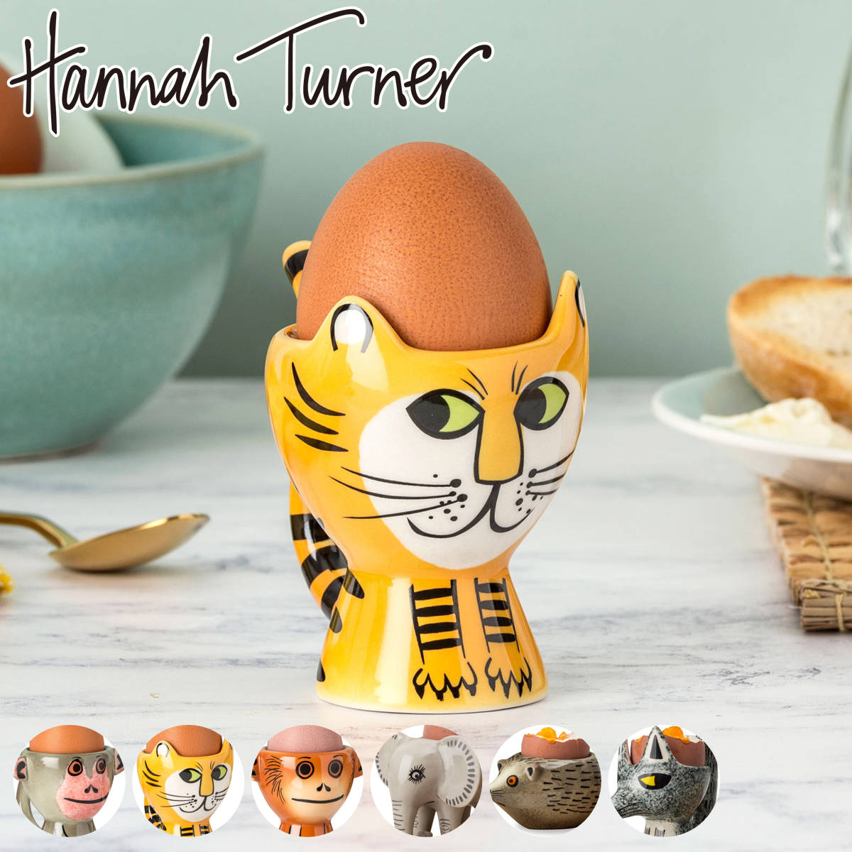 エッグカップ Hannah Turner （ ハンナターナー エッグスタンド 陶器