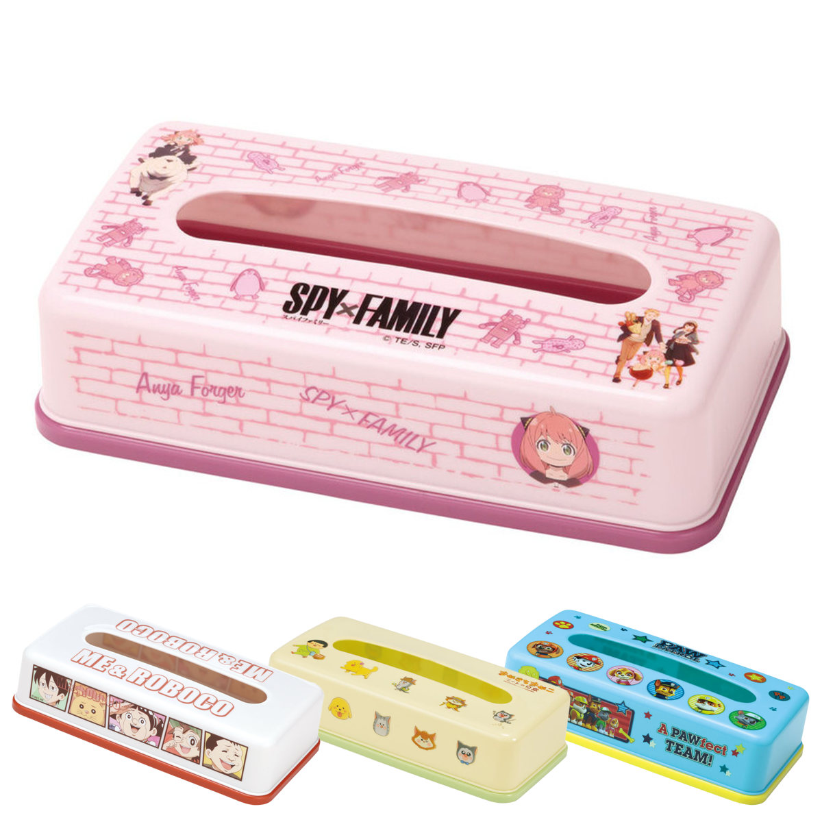 ティッシュストッカー 1段 キャラクター ソフトパック （ SPY×FAMILY